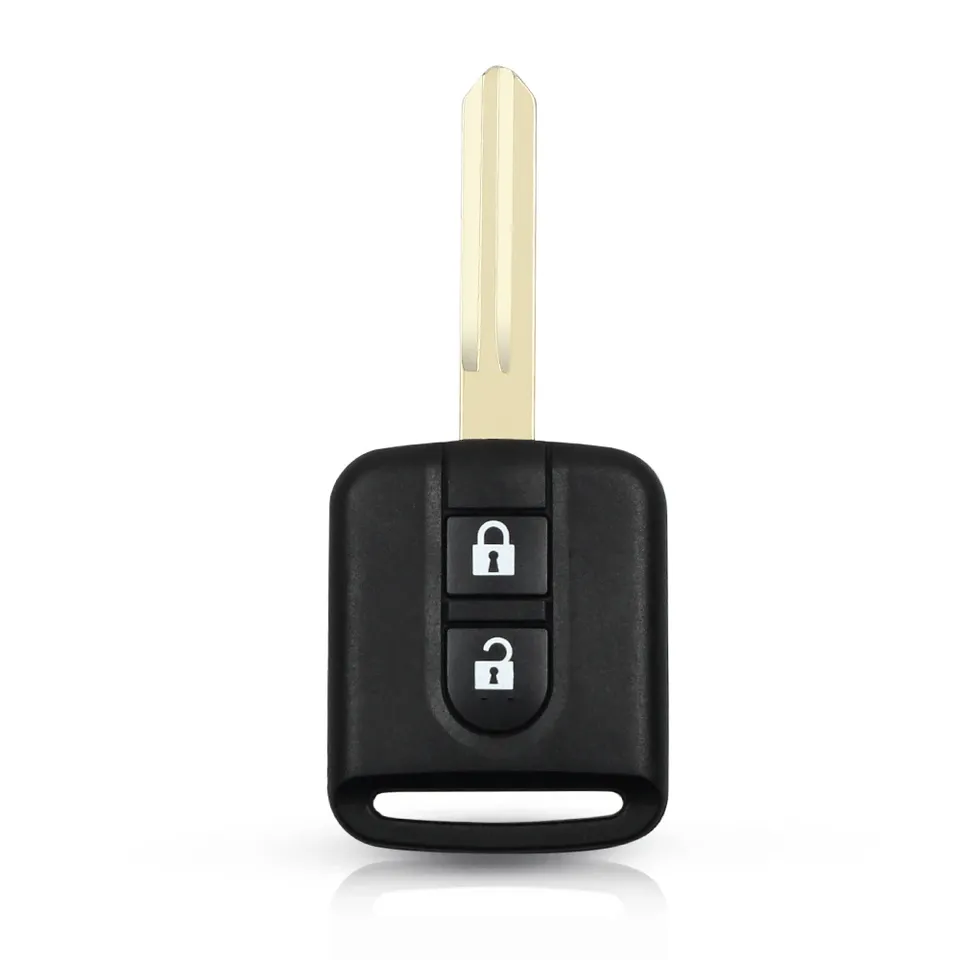 

KEYYOU новый сменный чехол для дистанционного ключа автомобиля, брелок без ключа, 2-кнопочный для Qashqai Nissan Micra Navara Almera Note