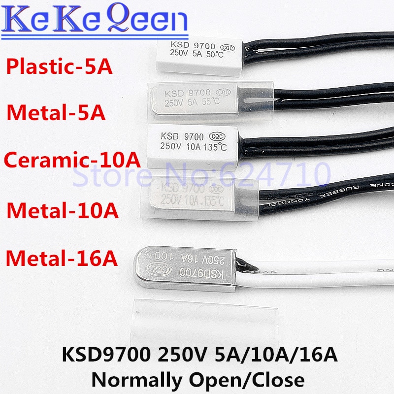 

Терморегулятор KeKeQeen KSD9700 250В 5А 10А