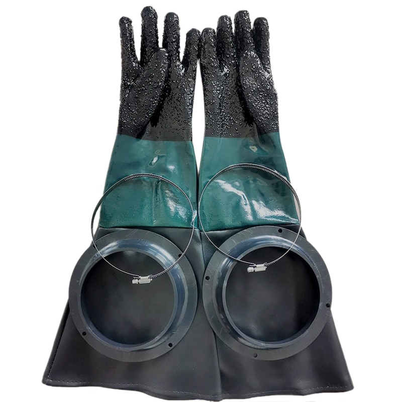 

Пескоструйные перчатки из резины SandBlaster 60 см