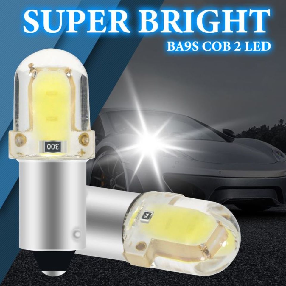 

10 Шт. BA9S LED T4W H6W W5W CANBUS COB 2SMD Боковой Габаритный Фонарь Для Чтения 12 В Внутренний Купольный Светильник Для Сиг...