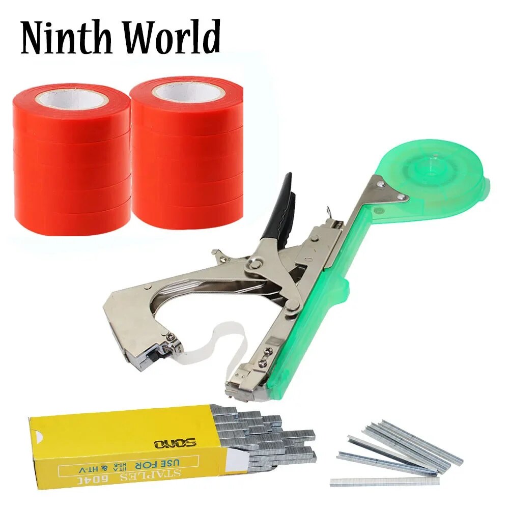 

Ленточный инструмент Ninth World для сада с 12 рулонами лент