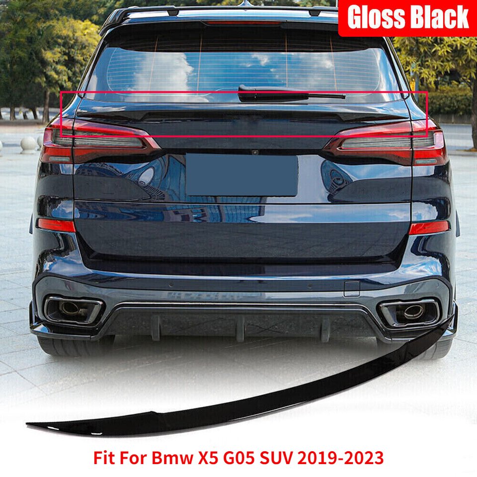 

Блестящий Черный задний Средний спойлер для Bmw X5 G05 SUV 2019-2023