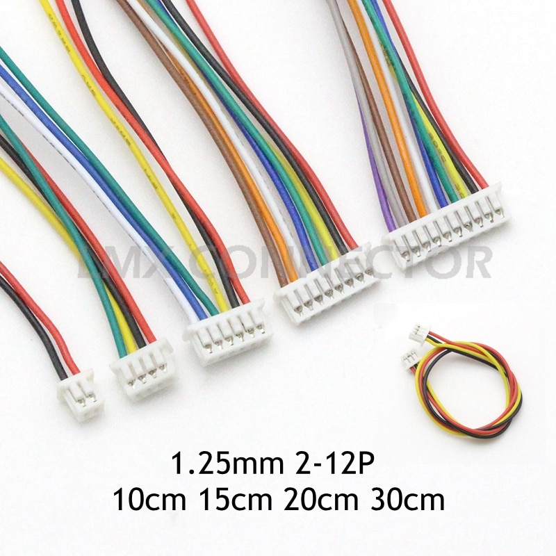

MICRO JST соединительный провод 1.25 мм, 5 шт.