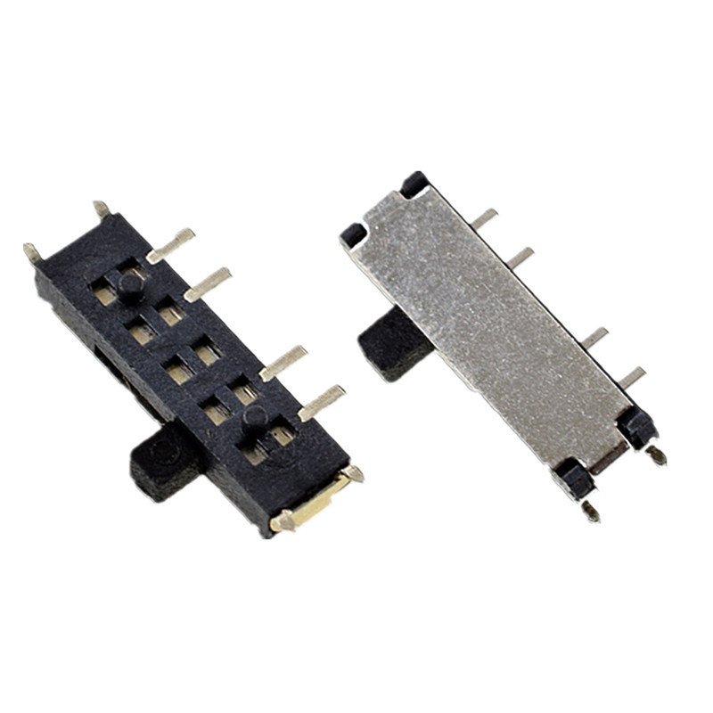 

[10 шт.] Φ 8Pin MSK-12C03-07 Micro SMD on-off-on 1P2T Switch