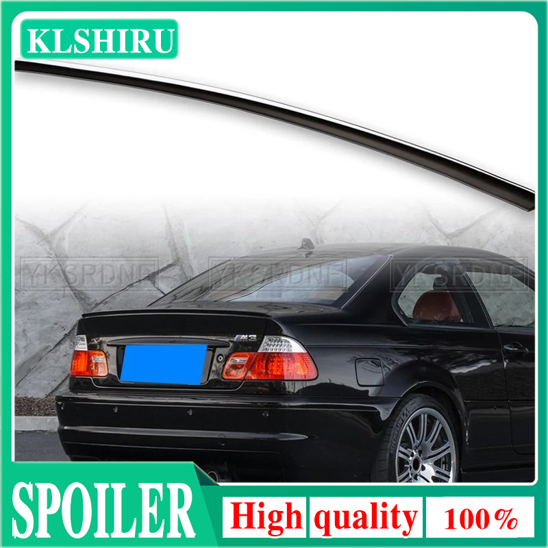 

Для M3 Style на 1998-2006 год BMW 3 серии E46 ABS черный спойлер СЕДАН углеродное волокно заднее крыло автомобильные аксессуары