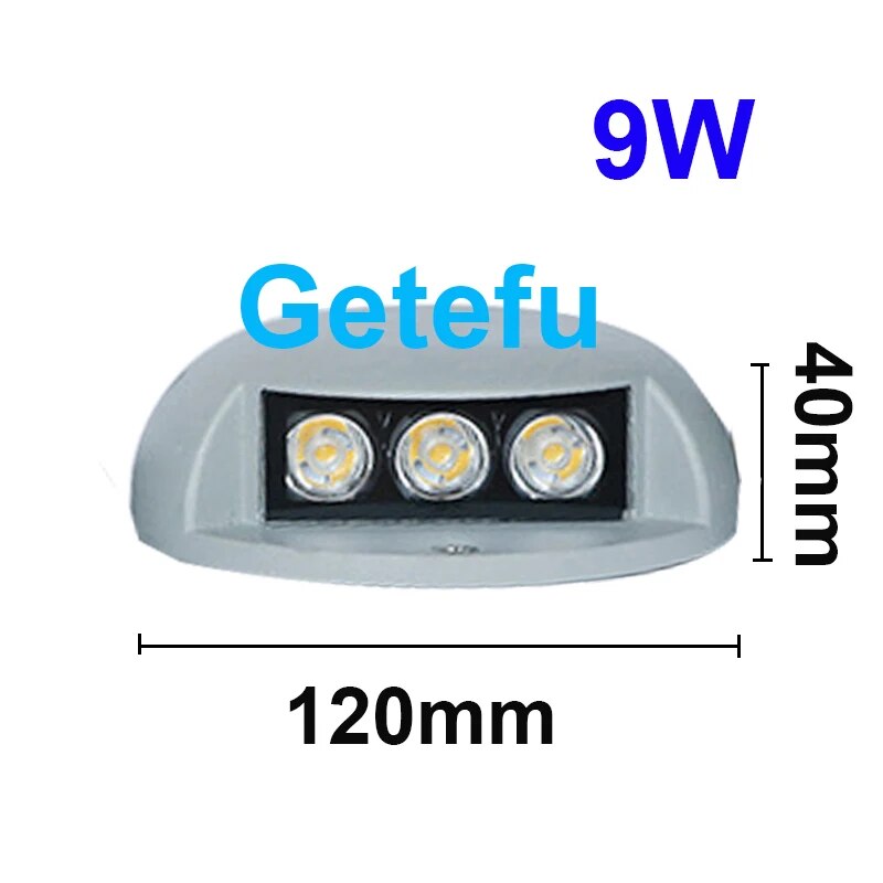

Getefu светодиодный подземный светильник для ступеней DC12V/AC85-265V