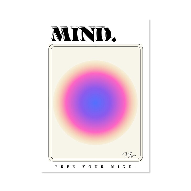 

Пастельный постер Kasamanis GRADIENT Print Spiritual Aura