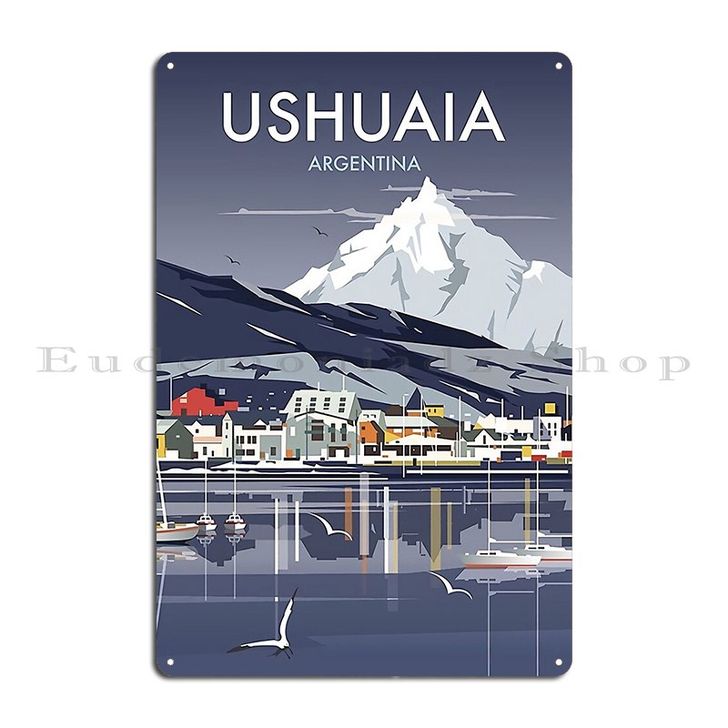 

Металлический винтажный знак Ushuaia