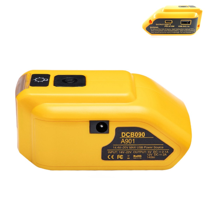 

USB адаптер для аккумуляторов DEWALT ZUIDID
