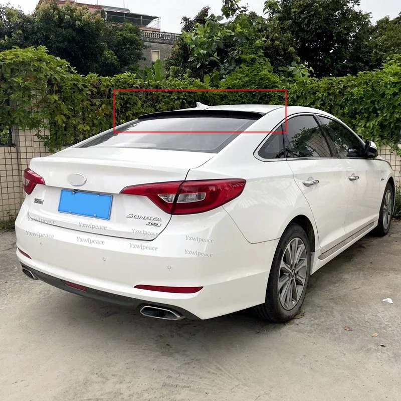 

Спойлер для Hyundai Sonata 9 2015-2019, пластиковый спойлер для заднего стекла и крыши грунтового цвета из АБС-пластика, аксессуары для кузова крыла