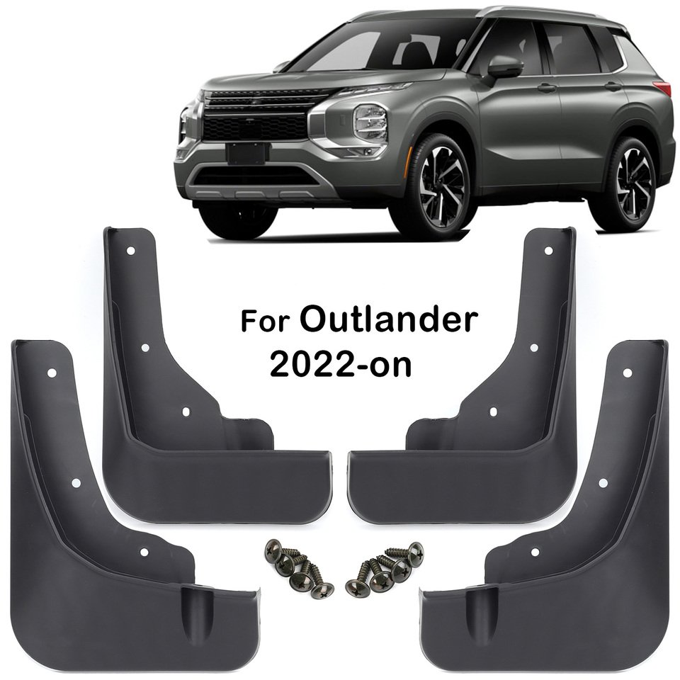 

Для Mitsubishi Outlander PHEV GM GN ZM 2022 2023 2024 Брызговики переднее заднее формованное крыло автомобильные аксессуары