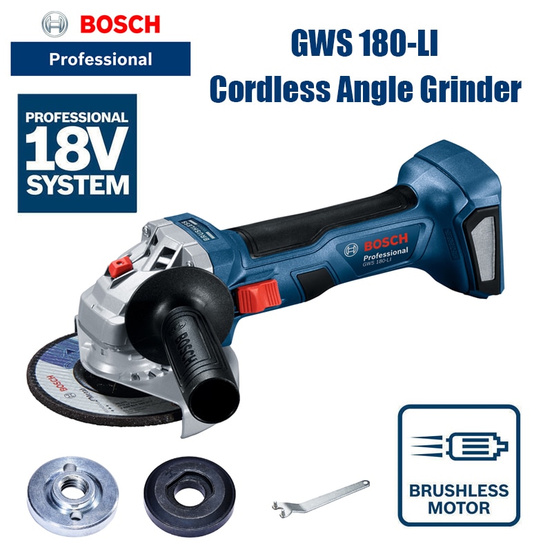

Bosch GWS180-LI Беспроводная угловая шлифовальная машина