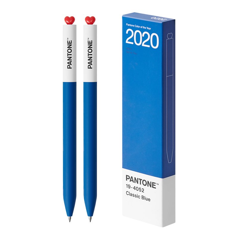 

Гелевые ручки Kaco x PANTONE, черный стержень, 0,5 мм