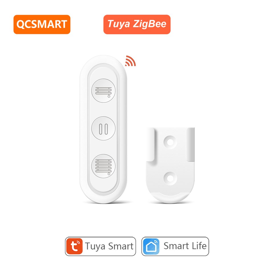 

ZigBee Tuya Smart Life Жалюзи Переключатель штор Пульт дистанционного управления Настройка времени работы с Google Assistant Alexa