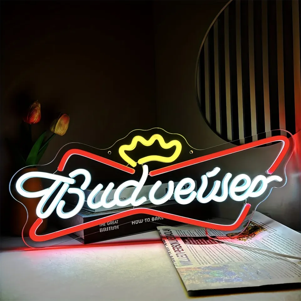 

Неоновая вывеска Budweiser