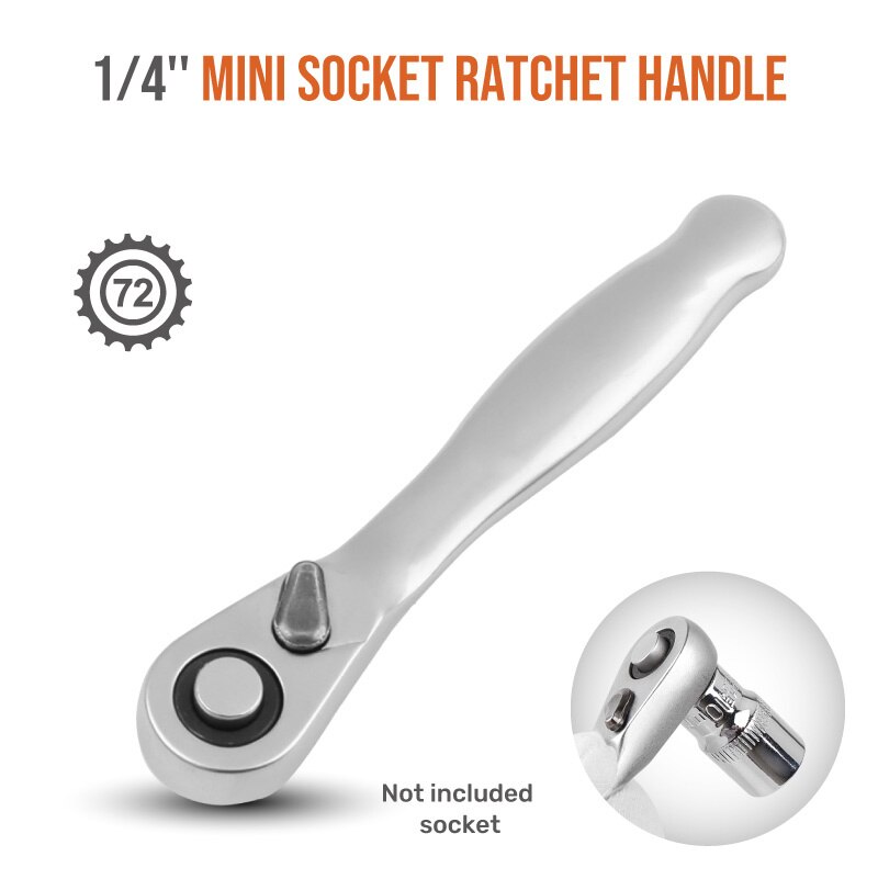 

Мини гаечный ключ Hi-Spec с трещоткой 1/4 дюйма