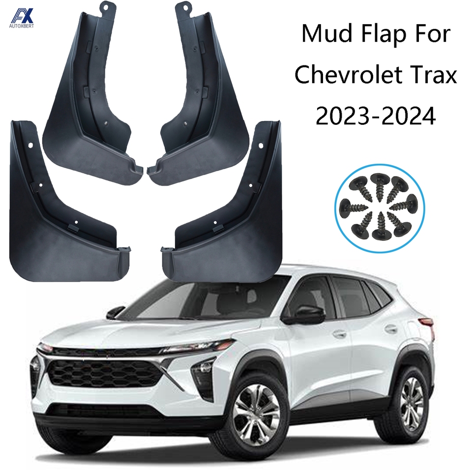 

4х Брызговики для Chevrolet Trax, брызговики от грязи, брызговики, передние и задние черные защитные аксессуары для колес 2023 2024