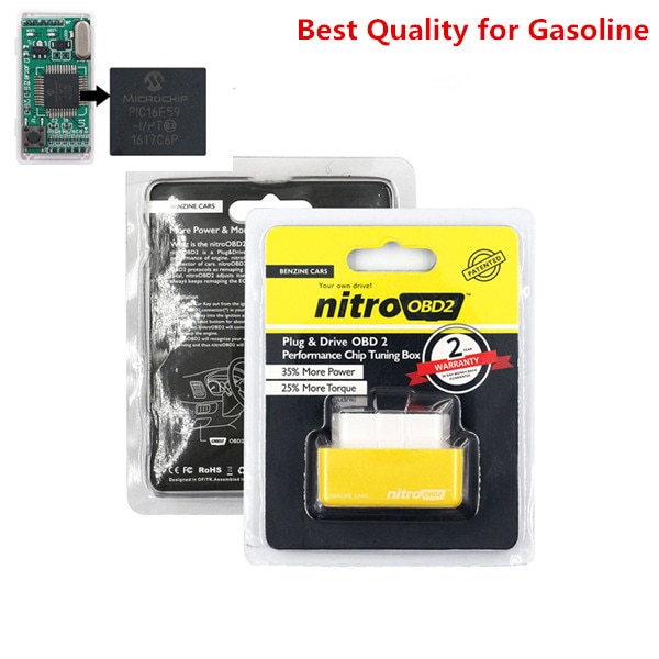 

Nitro OBD2 EcoOBD2 Double ECU Chip Tuning Box NitroOBD2 Eco OBD2 для Benzine Diesel Car 15%Fuel Save More Power Torque Бесплатная доставка