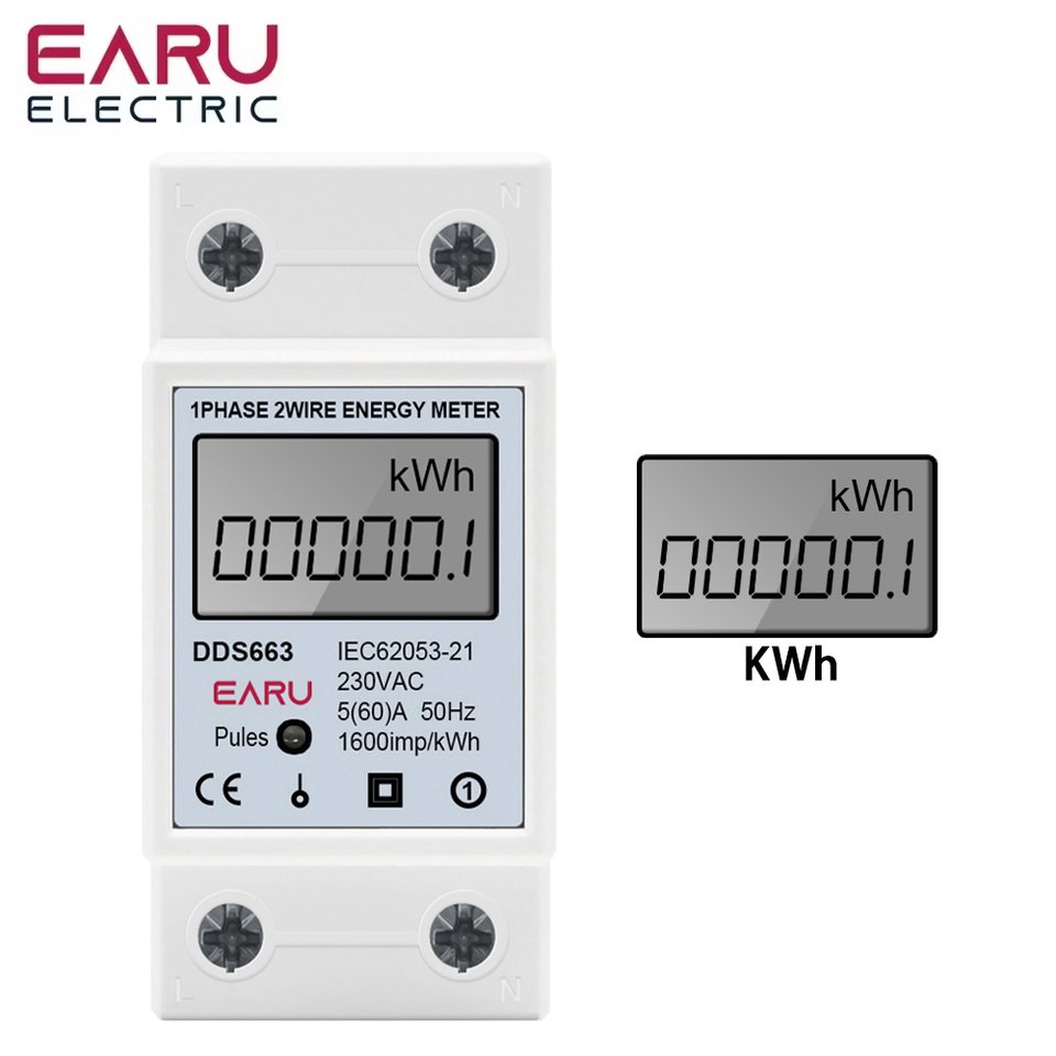 

Электрический счетчик энергии EARUELECTRIC DDS663 60A
