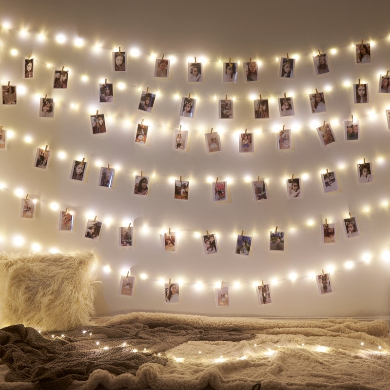 

TOLACN Светодиодные гирлянды с фотоклипами 2М/5М/10М