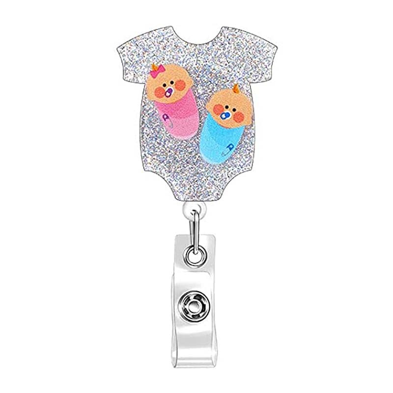 

Акриловый брелок-ретрактор AIYOWI Cartoon badge reel