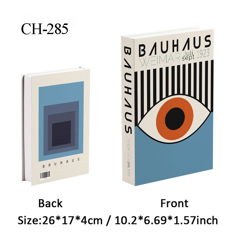 

Поддельная книга с геометрическим цветным блоком Bauhaus, домашний декор, журнальный столик, коробка для хранения книг, абстрактные декоративные книги, листья Матисс, бохо