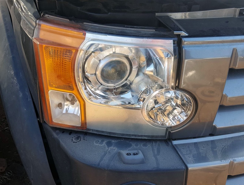 

Для Land Rover Discovery 3 LR3 2004 2005 2006 2007 2008 2009 ксеноновая фара отличная ультра яркая COB светодиодная ангельские глазки Halo Ring