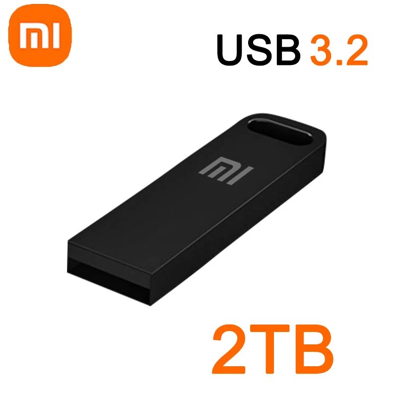

Xiaomi 2TB USB 3.2 флэш-накопитель высокоскоростной металлический U-диск TypeC Memory Stick водонепроницаемый SSD-накопитель ПК телефон передача данных портативный