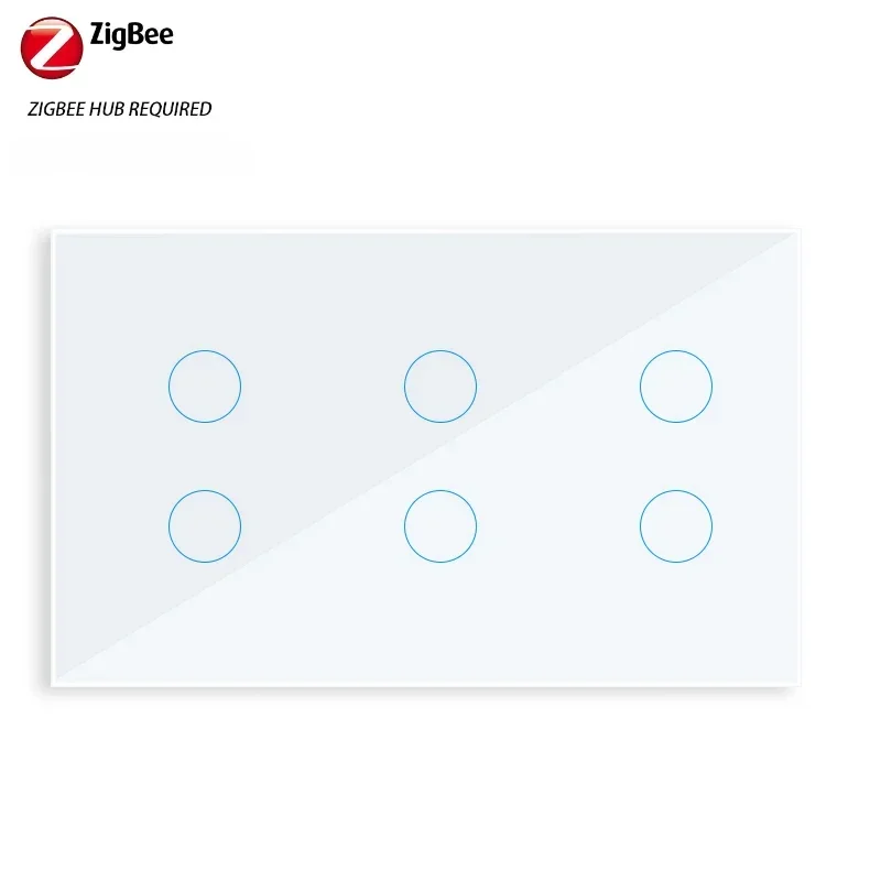 

SHAWADER Умный выключатель света ZigBee 4/5/6 Gang