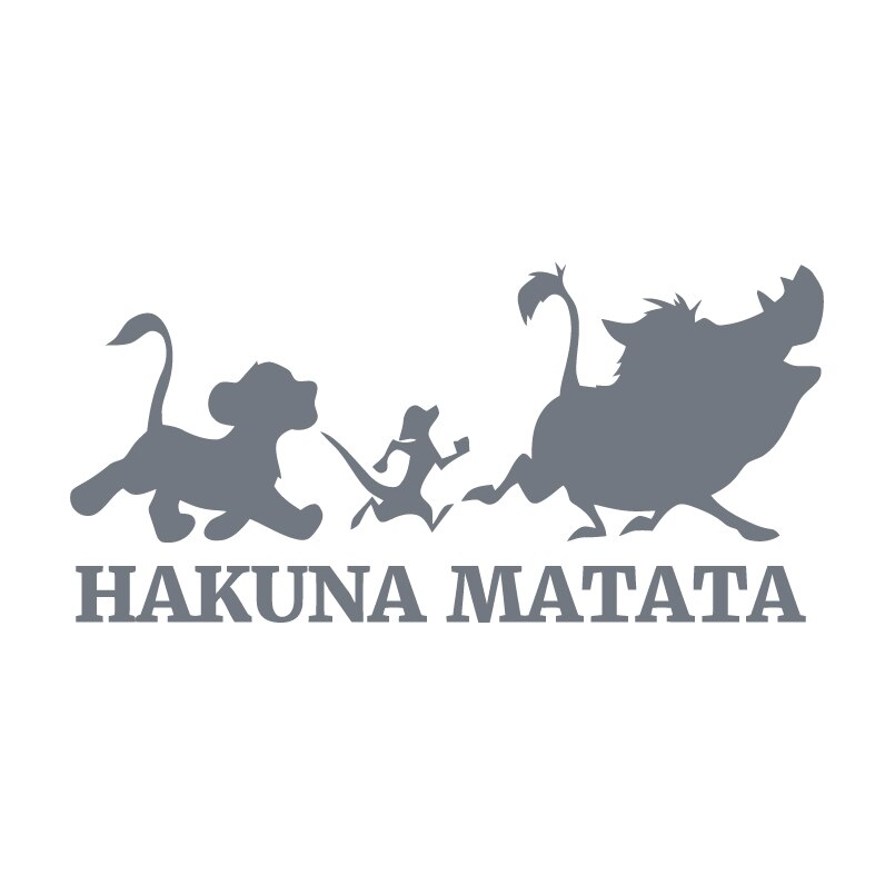 

Виниловые наклейки Hakuna Matata Король Лев Disney