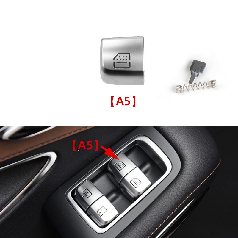 

Сменная крышка кнопки переключателя стеклоподъемника для Mercedes Benz S E Class W222 W213 S320 S400 S450 S500