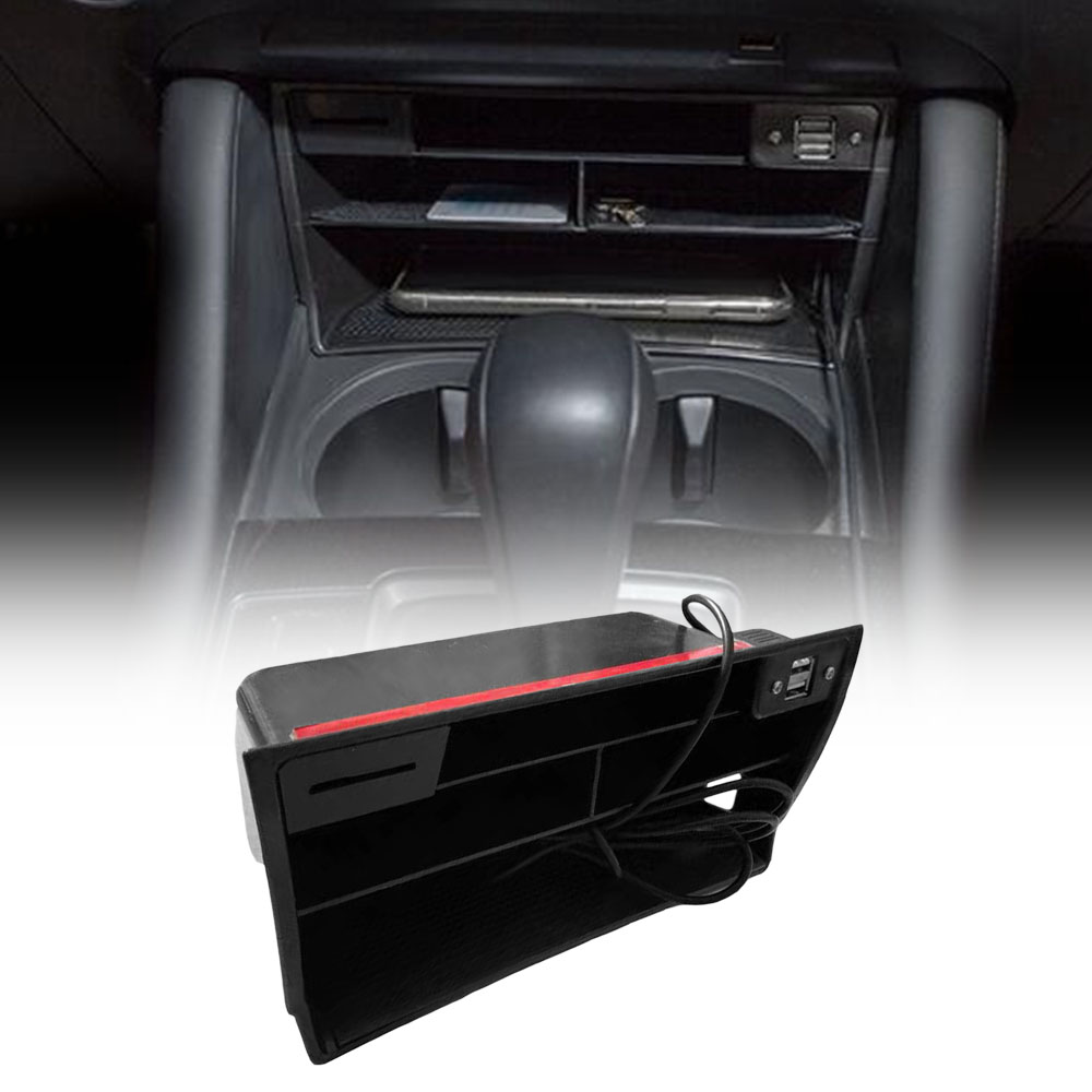 

Для Mazda 3 Axela BP 2019 2020 2021 2022, многофункциональный ящик для хранения на центральной консоли, крышка USB