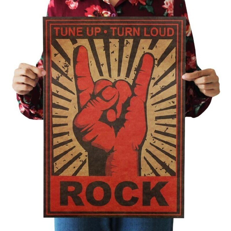 

Настенная наклейка Continue To Rock and Roll DIYOUNG