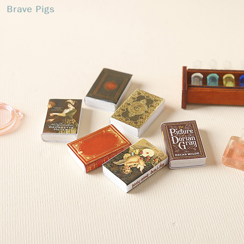 

Миниатюрные книги для кукольного домика GCDHome