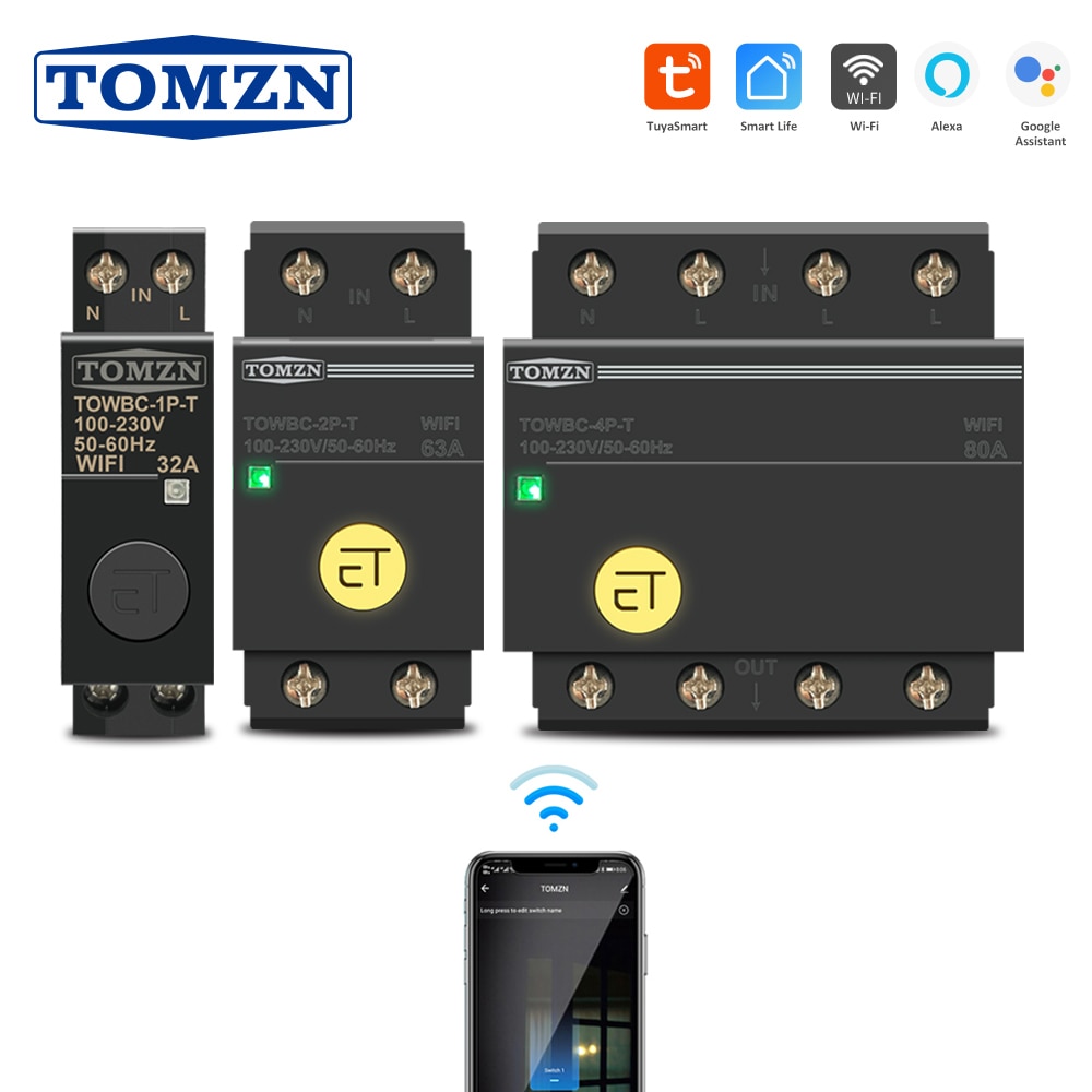 

Умный автоматический выключатель TOMZN Мини
