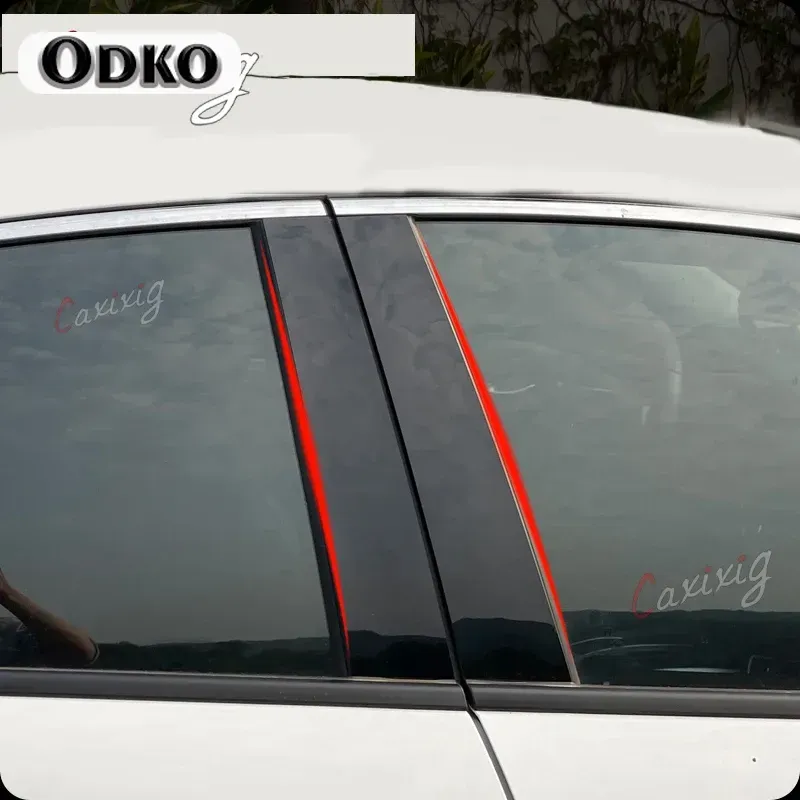 

6 шт. полированные столбики для Mitsubishi ASX 2011-2020, обшивка для окна, наклейка на колонку BC