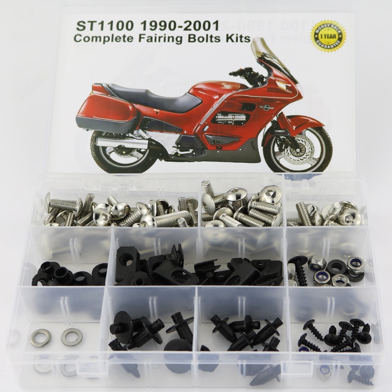 

Полный комплект болтов обтекателя, подходящий для HONDA ST1100 1990-2002 ST 1100, винты для покрытия кузова мотоцикла, болты, гайки скорости