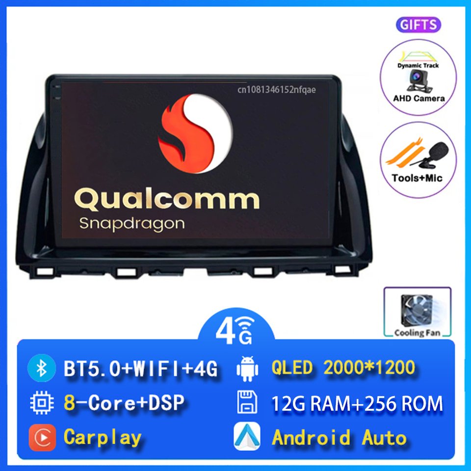 

Автомагнитола для Mazda CX5 2011-2016, Android 14, с GPS, Wi-Fi и 4G
