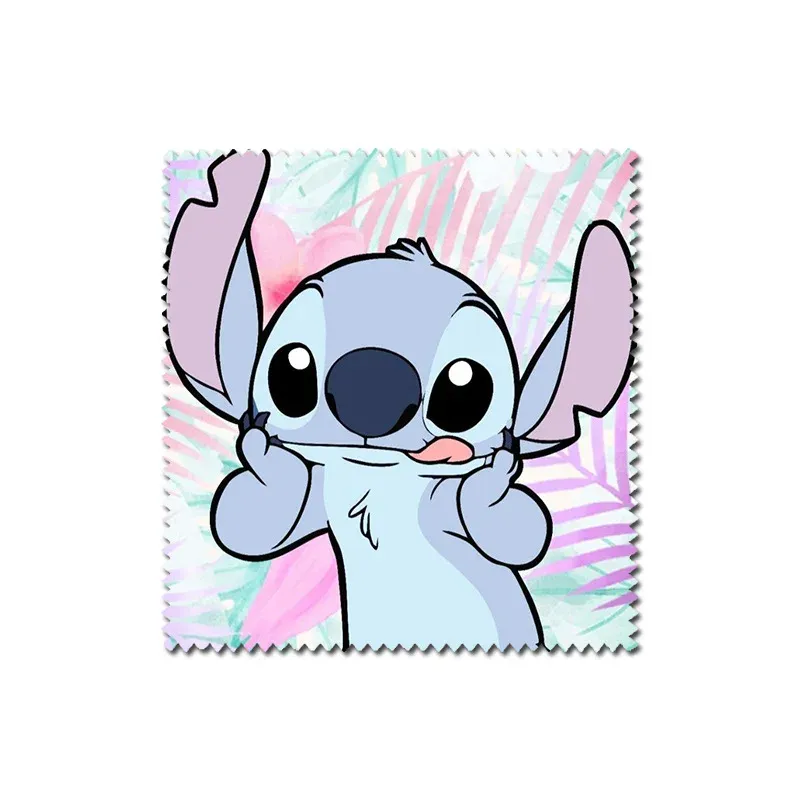 

Disney Lilo & Stitch, милое средство для чистки очков, ткань из микрофибры, ткань для чистки линз, салфетки для чистки экрана телефона, оптовая продажа