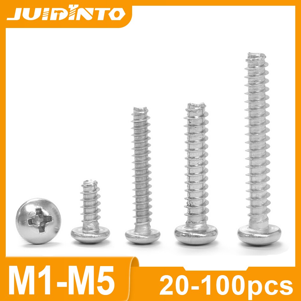 

JUIDINTO Саморезы из нержавеющей стали Phillips M1-M5