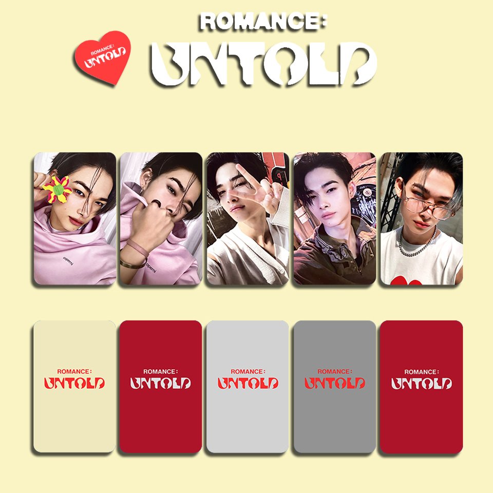 

Kpop Boys Idol ROMANCE UNTOLD Lomo Карты
