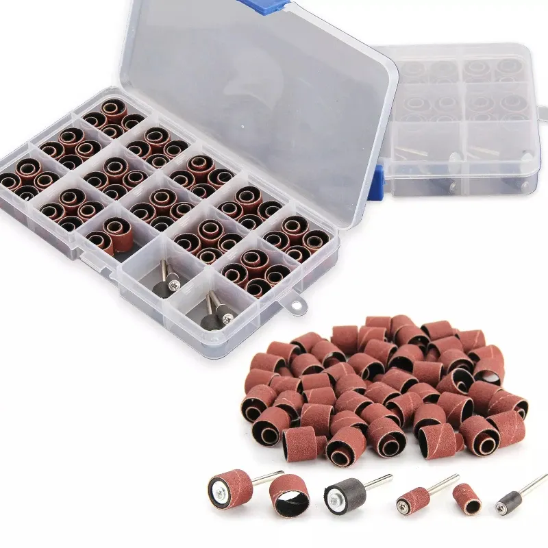

Набор шлифовальных барабанов Dremel 104 шт., зернистость #60 #120 #320