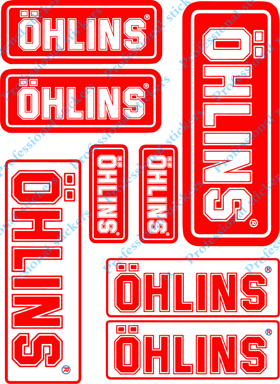 

Забавные 13 см x 5 см для Ohlins, автомобильные наклейки, устойчивые к царапинам наклейки, граффити, аниме, интересный автомобильный Стайлинг для JDM SUV RV