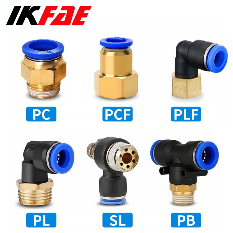 

Пневматический соединитель PC6-01/PC6-02/PC8-02/PC4-m5 4/6/8/10/12 мм