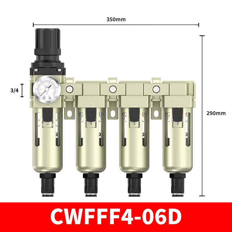 

CWFFF 1/4 3/8 1/2 3/4 1in воздушный компрессор, масляный и водоотделитель, воздушный фильтр используется для снижения клапана давления.