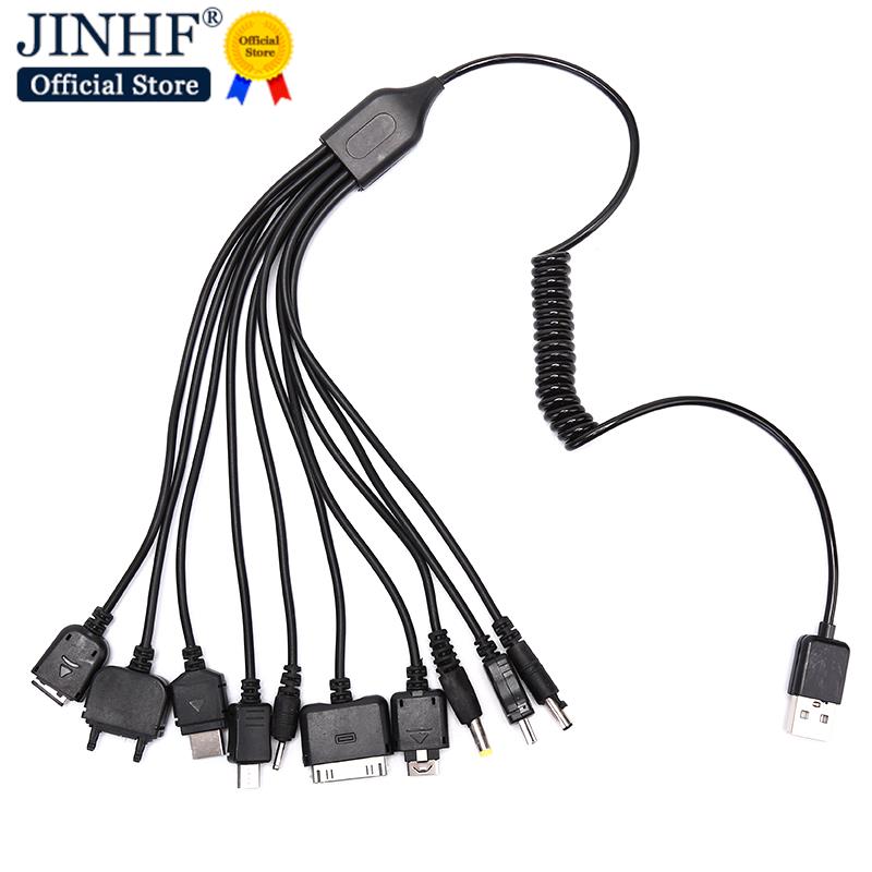 

Многоконтактный кабель для зарядки, USB-адаптер, кабель для передачи данных, многофункциональный USB-кабель 10 в 1, универсальный
