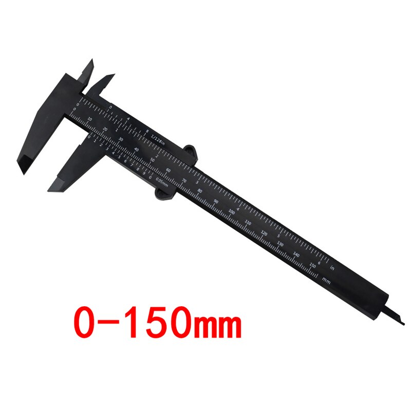 

0-80mm 0-150mm Double Rule Scale Plastic Vernier Caliper Measuring Student Mini Tool Ruler штангенциркуль 0-100mm