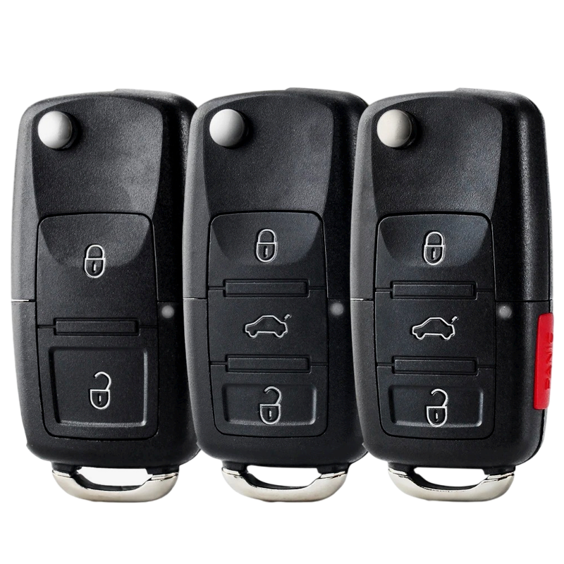 

Автомобильный ключ с HU66, новый складной корпус, ФОБ для VW Volkswagen Golf Mk6 Tiguan Passat CC SEAT Skoda Octavia