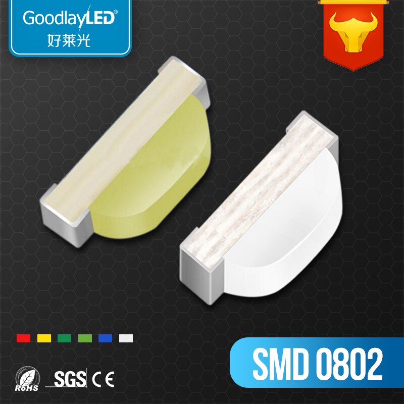 

GOODLAYLED RoHS 0802 светодиодный чип 4000 шт