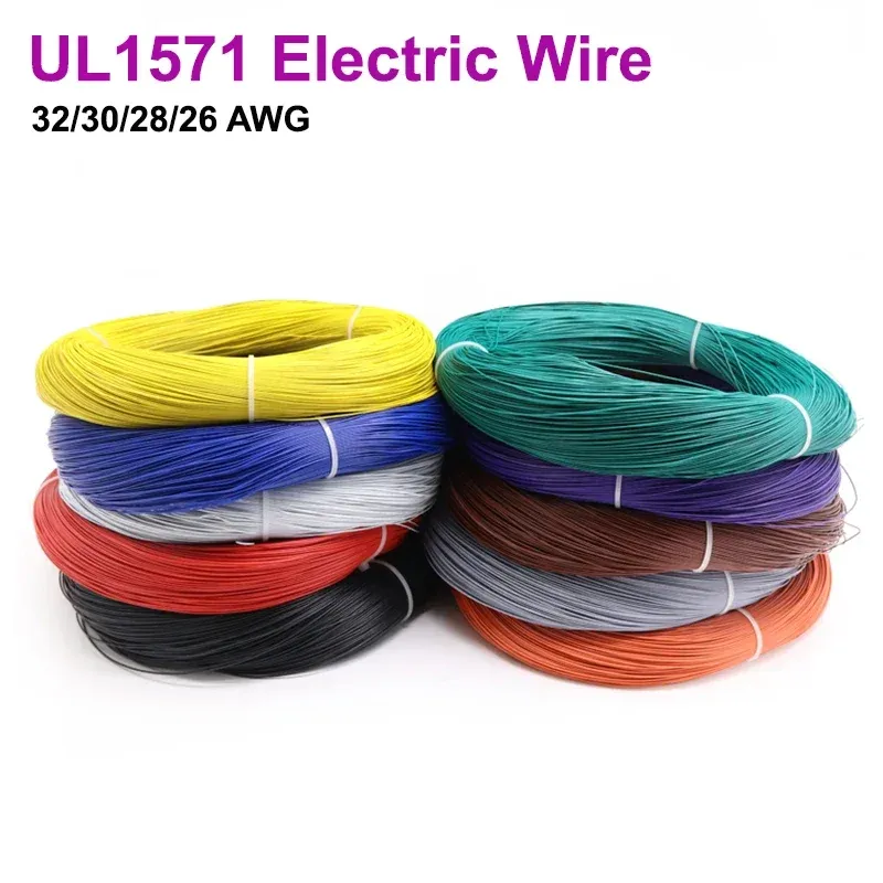 

UL1571 Электронная проволока 32 30 28 26 AWG Гибкий ПВХ-изолированный луженый медный экологический светодиодный электрический кабель «сделай сам»